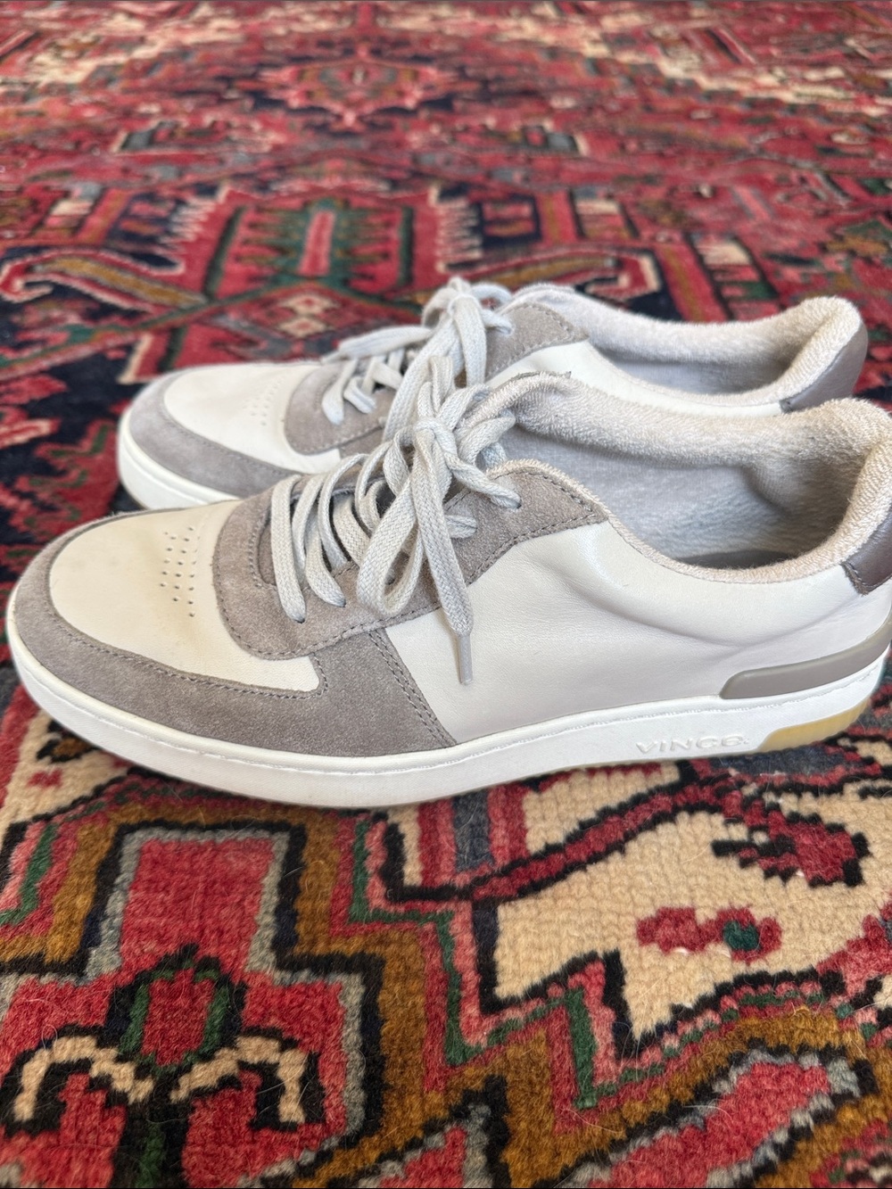 Vince Casual Suede & Leather Sneakers